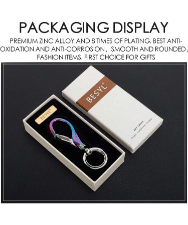 BESYL Commerce Heavy Duty Keychain with 2 Rings - Ideal for Office, School, Men, and Women. Color Options Available - Buy Online on GoSupps.com