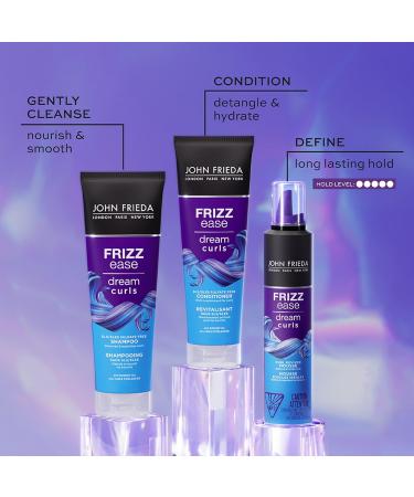 John Frieda Frizz Ease Curl Reviver Mousse Duo for Curly and Wavy Hair | SLS/SLES Sulfate Free Silicone Free Paraben Free (Pack of 2) - Buy Online on GoSupps.com