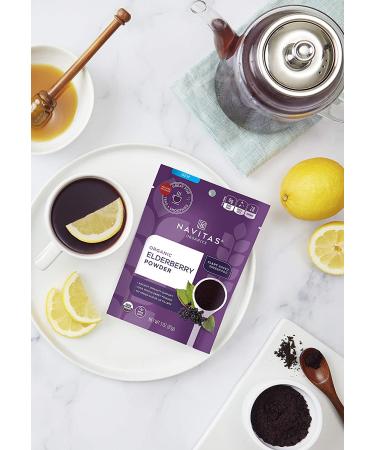 Buy Navitas Organics Organic Elderberry Powder 3 oz - Superfood Boost for Health - Buy Online on GoSupps.com