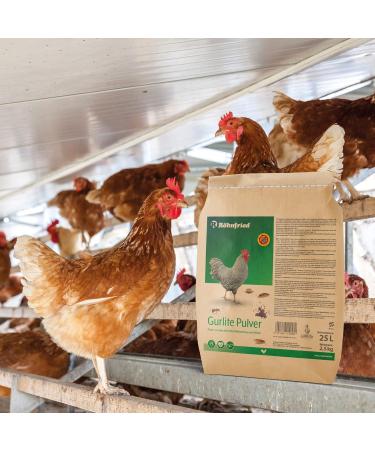 R hnfried Gurlite Powder - 25L Natural Mite & Parasite Control for Chickens Quail & Poultry - Effective Protection Against Red Mites Lice Fleas & Ticks - Buy Online on GoSupps.com