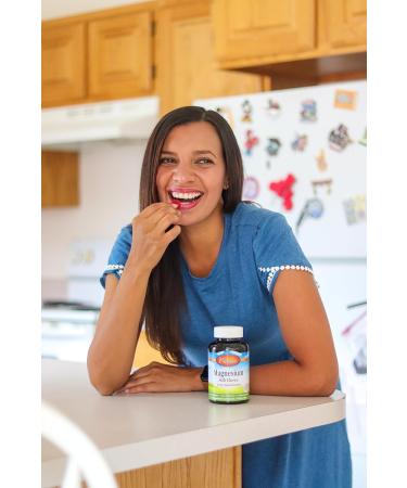 Carlson Magnesium Soft Chews 125 mg Highly Absorbable Muscle Relaxation & Overall Health - Berries & Creme Flavor - 40 Vegetarian Soft Chews - Buy Online on GoSupps.com