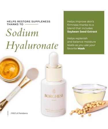 Borghese Active Mask Booster Serum - Pre-Mask Enhancer for Replenishing Moisturizing & Firming Skin - 0.5 Fl Oz - Shop Internationally - Buy Online on GoSupps.com