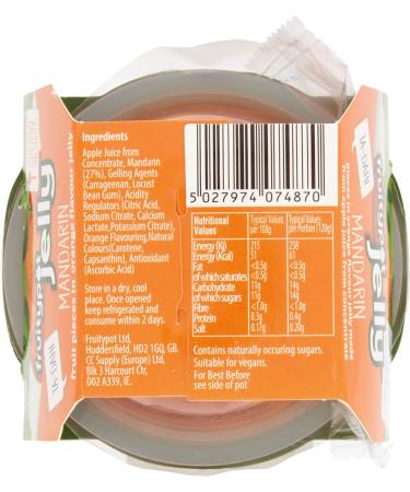 Fruitypot Mandarin in Orange Flavour Jelly - 18 x 120g Pots - Buy Online on GoSupps.com