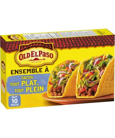 Old El Paso Stand 'n Stuff Taco Dinner Kit Box Includes 10 Taco Shells Mild Taco Sauce and Taco Seasoning Mix Ready in 20 Minutes 250 Grams Package No Artificial Flavours or Added Colours - Buy Online on GoSupps.com
