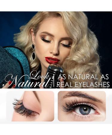 Reusable Self-adhesive Waterproof False Eyelashes - Natural & Easy to Wear (2 Pairs) - Buy Online on GoSupps.com