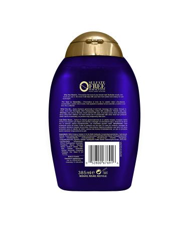 OGX Blonde Enhanced Purple Toning Shampoo 13oz - Brighten & Tone Your Blonde Hair - Buy Online on GoSupps.com