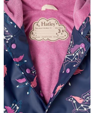 Hatley Girls' 2 Years Pegasus Constellations Colour Changing Raincoat - Buy Online on GoSupps.com