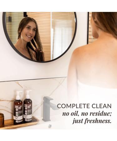 ArtNaturals Argan Oil Shampoo & Conditioner Set - Hydrating Formula for Curly, Color-Treated, and Damaged Hair - 16 oz - Buy Online on GoSupps.com