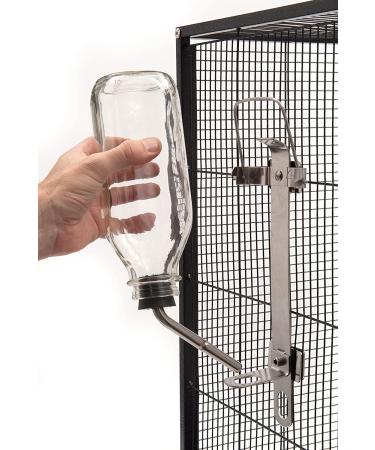 Lixit Heavy Duty Deluxe Glass Water Bottle - 32 oz for Birds, Dogs, Small Animals - Buy Online on GoSupps.com