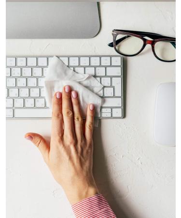 Rawganic Organic Cotton Hand Wipes - 6 Packs, 150 Count with Glycerin and Lemon Oil - Buy Online on GoSupps.com