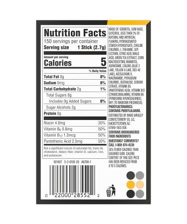 RESPAWN By 5 Mental Focus Gum - Variety Pack - Cool Mint Pomegranate Watermelon Tropical Punch - Sugar-Free Chewing Gum - For Gamers. By Gamers. - 6 Packs - 90 Sticks - Buy Online on GoSupps.com