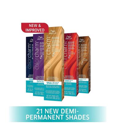 WELLA colorcharm Demi Permanent Hair Color 2 oz 7A Medium Cool Blonde - Gray Hair Coverage & Glossy Finish (Pack of 1) - Buy Online on GoSupps.com
