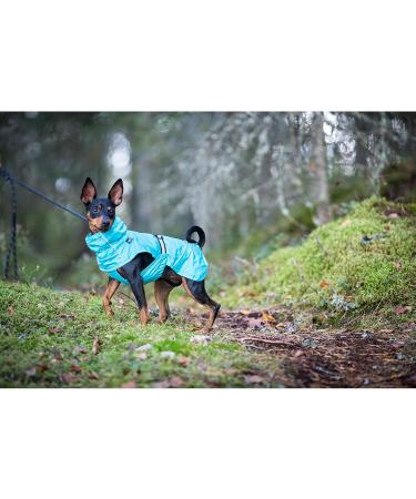 Rukka Pets HASE Turquoise Raincoat for Dogs - Waterproof & Stylish | International Shipping Available - Buy Online on GoSupps.com