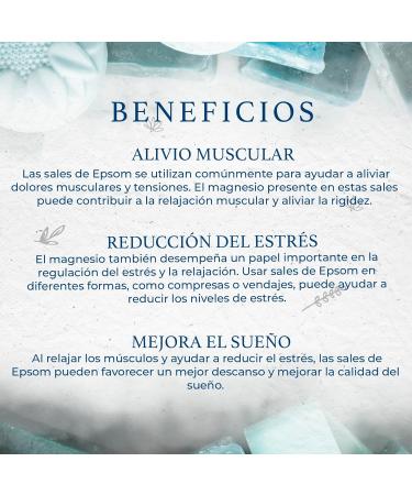 PLANTAWA Epsom Salts Pack 1kg + Sweet Almond Oil 500ml | Sleep Improvement & Muscle Relaxation Deep Hydration Skin & Hair Nutrition 100% Natural - Buy Online on GoSupps.com