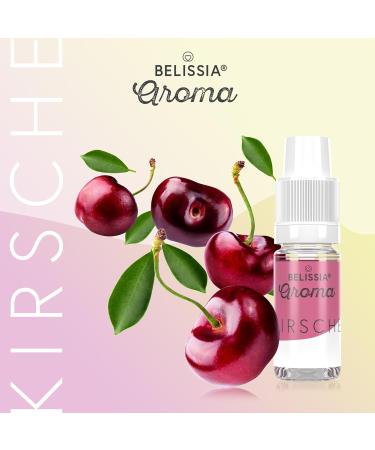 Belissia Cherry Food Aroma - High-Dose 10ml | Perfect for Cooking Baking & Refreshments - International Shipping Available - Buy Online on GoSupps.com