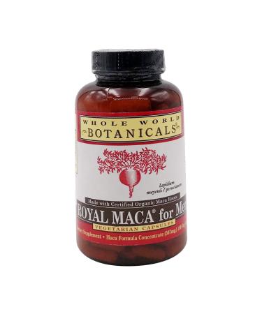 Whole World Botanicals Royal Maca for Men Gelatinized 500 mg 180 Vegetarian Capsules