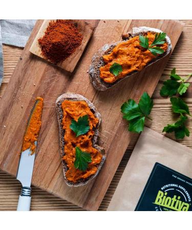 Biotiva Organic sweet paprika ground 250g - Hungarian paprika powder - Gourmets and connoisseurs - Packaged and controlled in - Buy Online on GoSupps.com