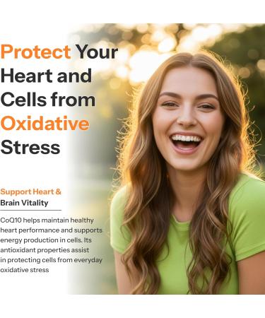 CoQ10 100mg with Black Pepper Enhanced Absorption Formula Heart Health & Cellular Energy Support Non-GMO Made in USA 60 Capsules (30-Day Supply) - Buy Online on GoSupps.com