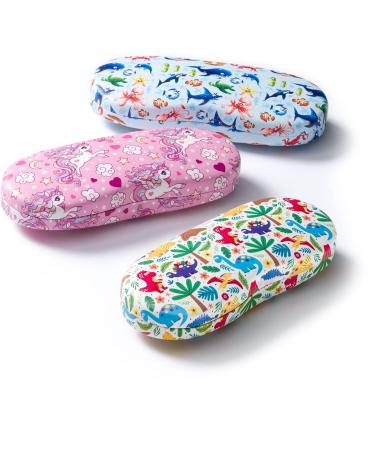 FEFI Children's Glasses Case - Hardcase with Funny Motifs & Microfiber Cleaning Cloth | Shop Internationally - Buy Online on GoSupps.com