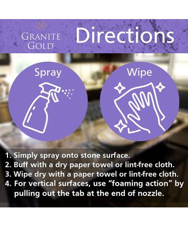 Granite Gold Clean and Shine Refill 64oz Citrus - Streak-Free Deep Cleaning for Natural Stone and Quartz Surfaces - Buy Online on GoSupps.com