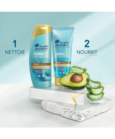 Head & Shoulders DERMAxPRO by Head & Shoulders REPAIR Repairing Conditioner Dry to Very Dry Hair & Scalp With Avocado Oil Aloe Vera & Vitamin E 6x200 ml - Buy Online on GoSupps.com