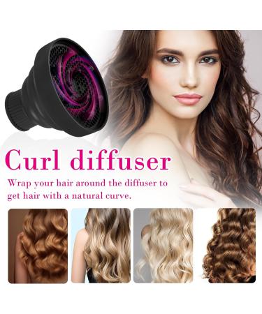 Talifoca Diffuser Hair Dryer | Universal Foldable Attachment for Perfect Curls & Waves | Silicone Diffuser for All Hair Types - Buy Online on GoSupps.com