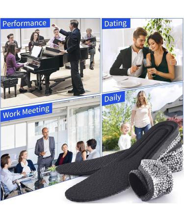 Height Increasing Insoles | Air Cushion Shoe Lifts for Men & Women | Super Soft 3-Layer Height Booster Insoles Size 7.5-8 Men & 9.5-10 Women | Elevate Your Comfort - Buy Online on GoSupps.com