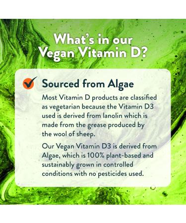 Vegan Vitamin D 1000iu Tablets - 180 Easy-Swallow Plant-Based Algae Vitamin D Tablets 6 Month Supply - VIT D3 High Strength Immune Support - Highest Grade Certified UK Made Vegan Vitamin D3 1000iu 180 count (Pack of 1) - Buy Online on GoSupps.com