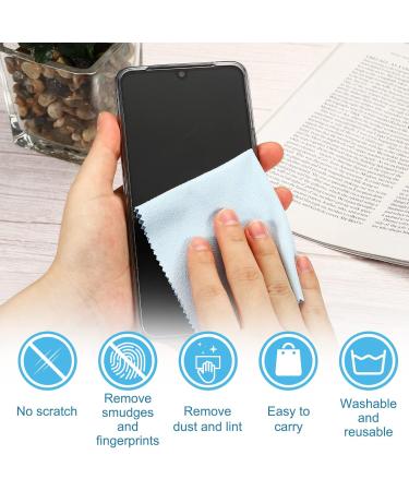 PATIKIL 24 Pack Microfiber Cleaning Cloth for Eyeglasses & Screens - Soft Suede Wipes in Individual Vinyl Pouches - 6x6 Inches - Buy Online on GoSupps.com