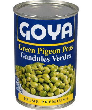 Goya Foods Green Pigeon Peas in Can, 15 Ounce