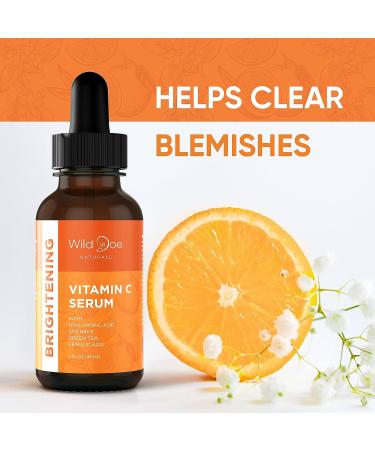 Vitamin C Serum with Hyaluronic Acid - Anti Aging, Pore Minimizer & Dark Spot Remover - 4 oz - Buy Online on GoSupps.com