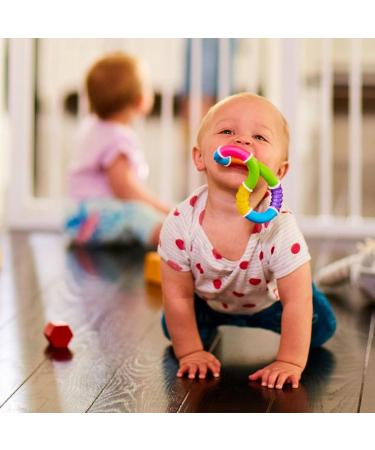 Munchkin Twisty Figure 8 Baby Teether Toy - BPA Free (6+ Months) - Buy Online on GoSupps.com