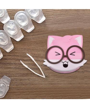 Vansza 4-Piece Squirrel Contact Lens Container Set | Cute Portable Organizers | Animal-Cartoons Eye Contact Storage Box for Travelers - Buy Online on GoSupps.com