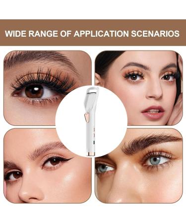 Tuxxjzm Lash Curler Heater | Electric Heat Curler for Eye Lashes Rechargeable | Eyelash Curling Heater for Outgoing Working Dates Daily Commutes With Fan - Buy Online on GoSupps.com