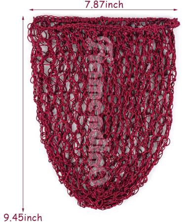 3 Pack Framedino Mesh Hair Net Crochet Snood Caps for Women - Stylish Sleepwear - Buy Online on GoSupps.com