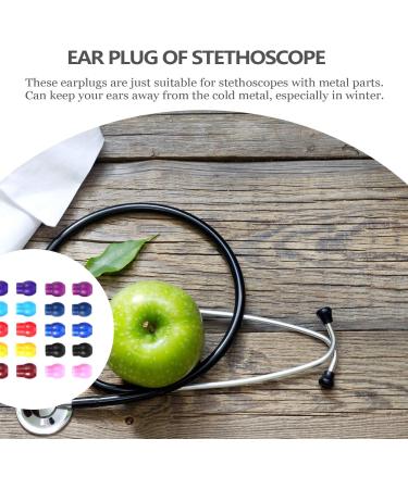 Ultechnovo 10 Pair Universal Silicone Stethoscope Replacement Earplugs - Soft Snap-Tight & Colorful Sealing Earplugs for Comfort - Buy Online on GoSupps.com