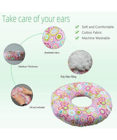 CNH & Ear Piercing Pain Relief Pillow | Side Sleeping Pillow with Ear Hole for Pressure Sores & Inflammation | Ear Guard Design - Buy Online on GoSupps.com
