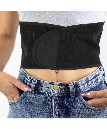 Buy 1Pc Warm Waist Cozy Lumbar Support Belt | Back Pain Relief Wrap for Men & Women - Black 90x20x2CM - Buy Online on GoSupps.com