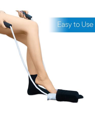 RMS Deluxe Sock Aid with Foam Handles - Easy Socks Helper - Buy Online on GoSupps.com