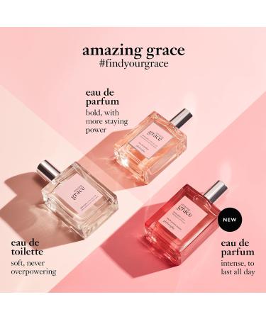 philosophy amazing grace eau de parfum intense - fruity & floral women's perfume - with notes of juicy berries rose absolute & musk - long lasting fragrance 0.33 Fl Oz (Pack of 1) - Buy Online on GoSupps.com