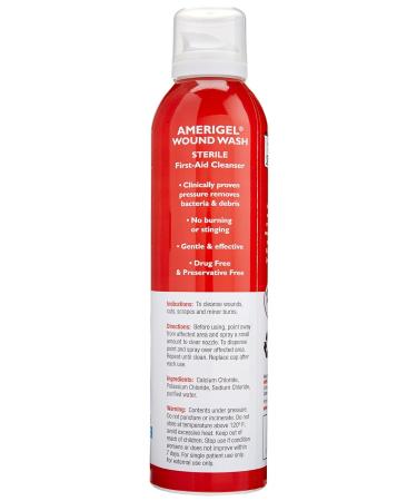 AMERIGEL Wound Care Bundle - Hydrogel Dressing & Saline Wash for Moisture-Rich Healing - Buy Online on GoSupps.com