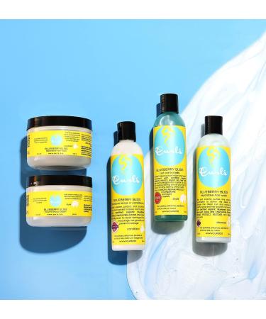 Curls Blueberry Bliss Control Jelly 8oz - Define & Defrizz for Wash & Go's, Twist Outs, Braid Outs, Roller Sets - All Hair Types - Buy Online on GoSupps.com