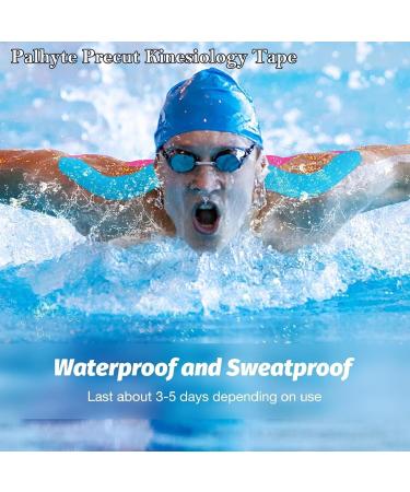 Kinesiology Tape Pro - Breathable Latex-Free Athletic Tape for Ankle & Knee Support | 3 Rolls & 60 Precut Strips - Ideal for Running Tennis & Sports Activities - Buy Online on GoSupps.com