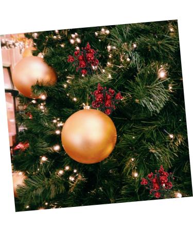 Zerodeko 18 Pcs Berry Bunch Cuttings Fake Holly Berries Holiday Floral Picks Artificial Stem Ornaments Christmas Decorations Garland Diy Wreath Decors Accessories Plastic Red Christmas Tree Redx3pcs 30x10cmx3pcs - Buy Online on GoSupps.com