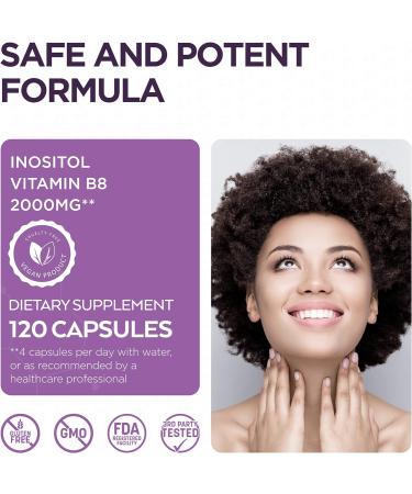 Trillium Fertility Supplements for Women - Hormone Balance Inositol Capsules - 120 Capsules, 2000mg Myo-Inositol - Buy Online on GoSupps.com