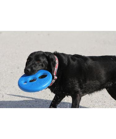 ROGZ RF01-B Flying Object Dog Frisbee Toy - Blue | Playful Throwing Disc for Dogs - Buy Online on GoSupps.com