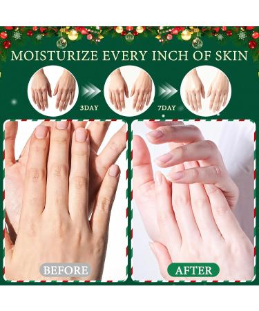  HapDeFu Exfoliating Glove Professional Hand Care Christmas Kit with 3 Hand Masks and 2 Hand Creams Intense Repair to Soften Skin - Buy Online on GoSupps.com