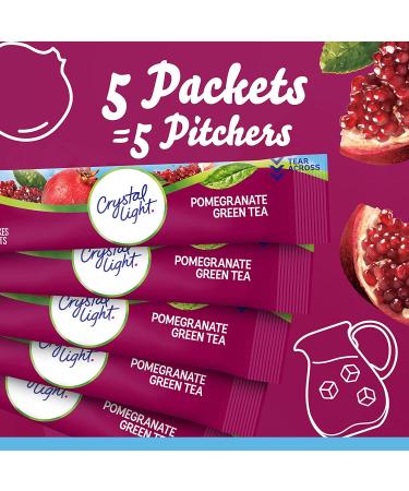 Crystal Light Sugar-Free Pomegranate Green Tea Drink Mix - 5 Count Packets - Buy Online on GoSupps.com