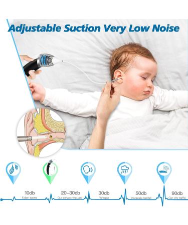 Electric Ear Wax Remover with 5 Strong Suction Levels - USB Charge, Reusable Kit for Adults and Kids - Buy Online on GoSupps.com