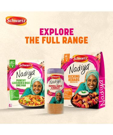 Schwartz x Nadiya Kicking Chicken Kebabs Recipe Mix 25g - Buy Online on GoSupps.com